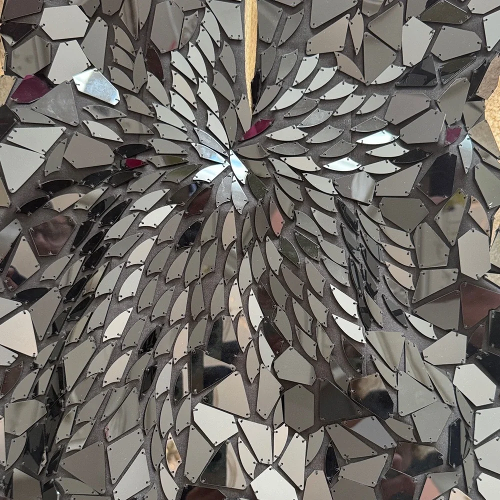 Sherri Hill Black and Pink Mini Dress - Picture 4 of 8